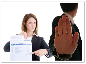 When a debtor claims the contract was not authorized, the principal of Apparent Authority is usually on your side