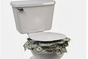 When a company’s actions or policies make their receivables harder to collect, this is like flushing money down the toilet!